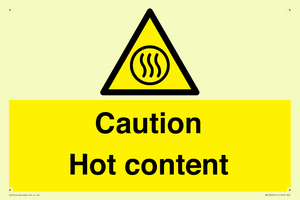 Caution Hot content